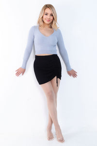 Knit Mini Skirt