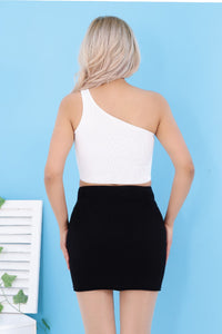 Knit Mini Skirt back