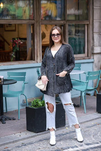 Buttoned Sweater